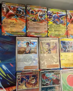 Pokemon 17 Card Lot - Illustration Rares Masterball Pokeball Full Art and ex!!!! - Image 5