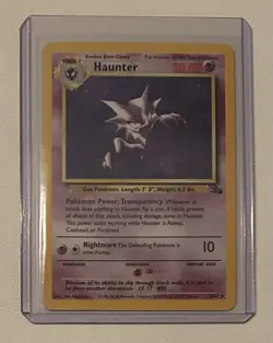 Pokemon TCG Haunter #6/62 Holo Fossil Card 1999 Vintage - Image 1