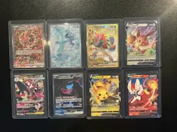 Pokemon TCG Full Art Mixed Lot 8 Cards - Image 1
