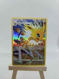Pokemon Jolteon TG04/TG30 Ultra Rare Full Art Holo Trainer Gallery TCG Card - Image 1
