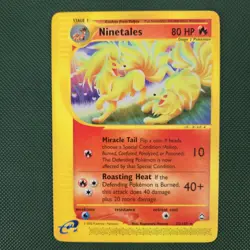 LP Ninetales 25/147 Aquapolis Rare Nintendo Pokemon Card - Image 1