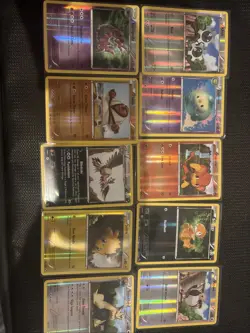 Pokemon Black & White Set 2011 Card Lot Of 10 Reverse Holos Excellent Condition - Image 2