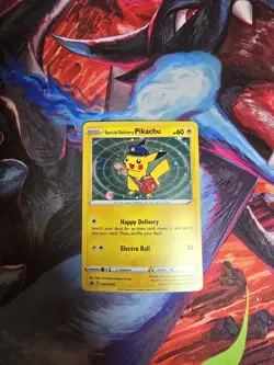 Special Delivery Pikachu SWSH074 SWSH: Sword & Shield Promo Cards Holo - Image 3