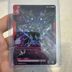 Japanese Gundam Card Game Kshatriya GD01-044 LR New Type Rising - Image 3