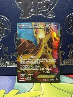 Charizard EX Full Art Ultra Rare Holo Card, 100/106, XY Flashfire HP ST DMG - Image 1