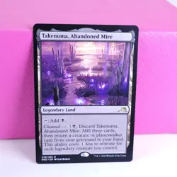 MTG Kamigawa Neon Dynasty Takenuma, Abandoned Mire Regular LP - Image 1