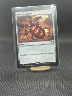 MTG Ruby Medallion - Foil, NM-Mint, English Commander Masters - Image 1