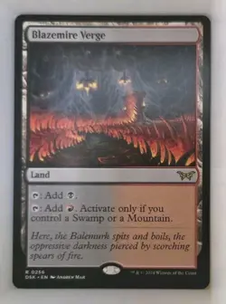 Blazemire Verge 0256 Duskmourn: House of Horror Rare NM MTG 2024 - Image 1
