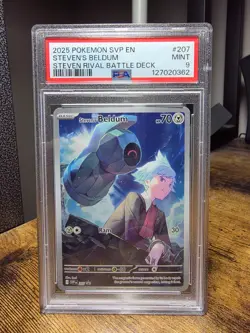 STEVEN'S BELDUM #207 PSA 9 2025 POKEMON SVP EN-SV BLACK STAR PROMO PSA 9 - Image 1