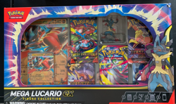 Pokemon TCG Mega Lucario EX Premium Figure Collection Sealed 2 Box Lot not mint - Image 2