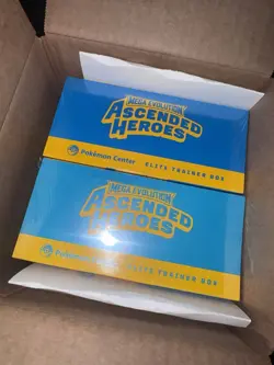 2x Ascended Heroes Pokemon Center ETB Elite Trainer Box NEW - IN HAND - Image 1
