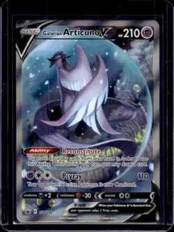 2021 Pokemon SWSH Chilling Reign Galarian Articuno V #170/198 - Image 1