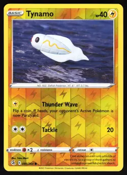 Tynamo 095/264 Pokemon SWSH08: Fusion Strike Reverse Holo Common LP - Image 1