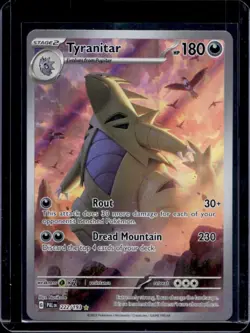 2023 Pokemon SV Paldea Evolved Tyranitar #222/193 - Image 1