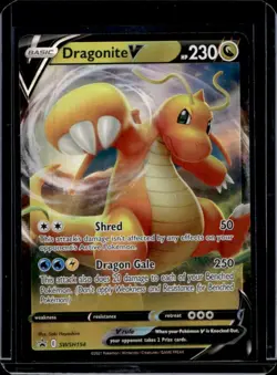 2019-2023 Pokemon SWSH Black Star Promos Dragonite V Jumbo #SWSH154 - Image 1