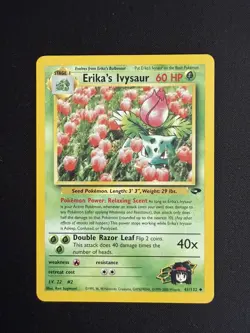 Erika's Ivysaur 41/132 Uncommon - Gym Challenge - Pokemon WOTC LP - Image 1