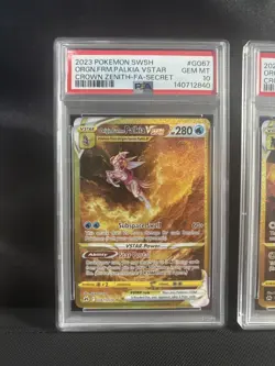 POKEMON CROWN ZENITH ORIGIN FORME PALKIA & DIALGA VSTAR PSA 10 SEQUENTIAL PSA 10 - Image 2
