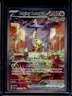 2024 Pokemon Temporal Forces Raging Bolt ex #208/162 - Image 1
