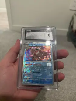 CGC Gem Mint 10 Seaking Poke Ball 021/131 Pokemon Prismatic Evolutions PRE EN - Image 1