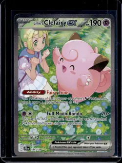 2025 Pokemon Journey Together Lillie's Clefairy ex #184/159 - Image 1
