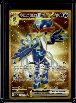 2023 Pokemon SV Paldea Evolved Quaquaval ex #273/193 - Image 1