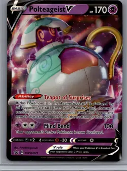 Polteageist V - SWSH021 - Black Star Promo - NM - Pokemon - Image 1