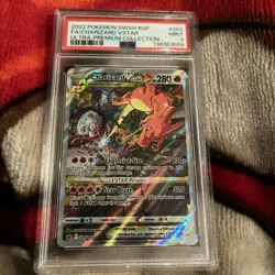 2022 POKEMON BLACK STAR PROMO SWSH262 CHARIZARD VSTAR ULTRA PREMIUM COLL PSA 9 - - Image 3
