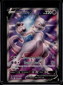 2019-2023 Pokemon SWSH Black Star Promos Mewtwo V #SWSH229 - Image 1