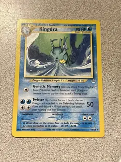 Pokemon Kingdra 19/64 Neo Revelation Rare Regular 90 HP Unlimited English - Image 1