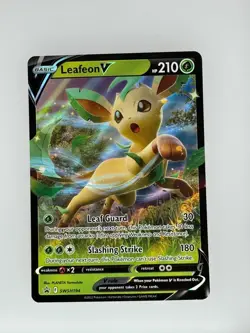 2019 Pokemon SWSH Black Star Leafeon V SWSH194 NM - Image 1