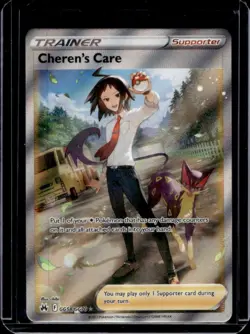 2023 Pokemon SWSH Crown Zenith Cheren's Care Galarian Gallery #GG58/GG70 - Image 1