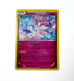Pokemon TCG Sylveon 72/111 Cracked Ice Holo Rare XY Furious Fists Deck Exclusive - Image 4