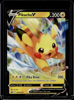 2019-2023 Pokemon SWSH Black Star Promos Pikachu V #SWSH285 - Image 1