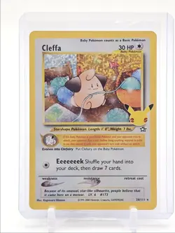 CLEFFA 2021 POKEMON SWSH CELEBRATIONS CLASSIC HOLO RARE 20/111 Q4490 - Image 1
