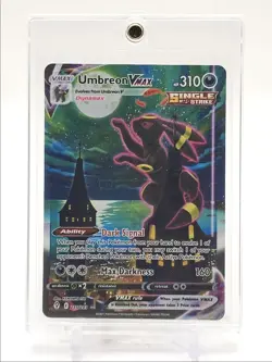 UMBREON VMAX 2021 POKEMON SWSH EVOLVING SKIES SECRET RARE 215/203 Q4012 - Image 1