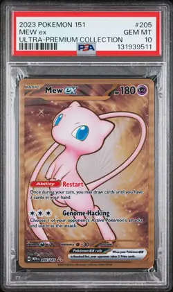 2023 POKEMON 151 ULTRA-PREMIUM COLLECTION #205 MEW EX PSA 10 - Image 1