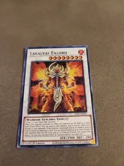 Yugioh Lavalval Exlord LIOV-EN037 Super Rare 1st Edition NM - Image 1