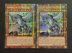 2025 YUGIOH MP25 1ST ED STARLIGHT RARE GAMECIEL SEA TURTLE KAIJU X2 NM - Image 1