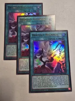 3x Branded Regained 1st Edition Ultra Rare CH01-EN026 Yu-Gi-Oh! - Image 1