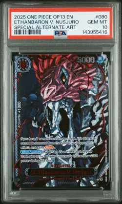 2025 ONE PIECE CARRYING ON HIS WILL ALT ART ST. ETHANBARON V. NUSJURO PSA 10 - Image 1