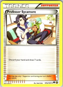 Professor Sycamore 107a/122 Regular Card Alternate Art Promos Pokemon TCG NM - Image 1