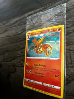 Special Delivery Charizard Pokemon Center Promo Card Holo (SWSH075) - SEALED - Image 3