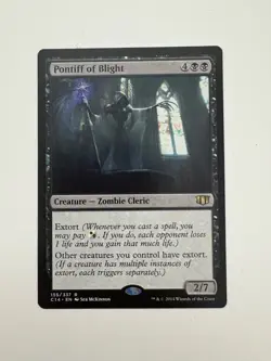 Pontiff of Blight MTG Magic the Gathering Card NM Near Mint C14 - Image 1