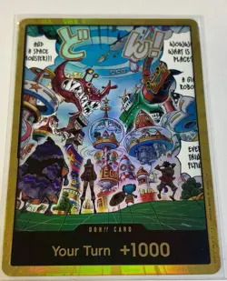 DON!! Card (Egghead) (Gold) The Azure Sea's Seven Foil - Image 1
