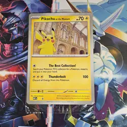 Pokemon Pikachu At The Museum Jumbo Pokemon Card *New Sealed* - Image 1