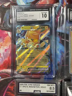 Pokemon Graded Card Slab Lot Of 4 Modern CGC 10 - Vintage 8.5 Lt Surge Magneton+ - Image 5