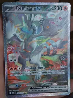 Pokemon TCG White Flare: Reshiram EX Card 166/086 (PSA 10 Worthy) - Image 3