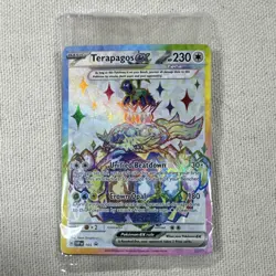 Pokemon Terapagos EX Holo Promo Card 165 Scarlet & Violet Set English TCG - Image 1