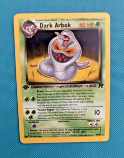 Dark Arbok Team Rocket 19/82 Rare 1st Edition Near Mint Pokemon Card - Image 1