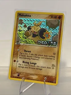 Makuhita 65/107 Ex Deoxys Holo Stamped Pokemon Card 2005 - Image 1